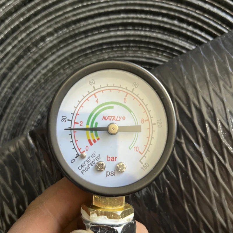 اندازه گیری فشار لوله نخ دار با فشار سنج روغنی